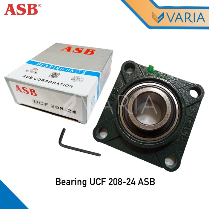 Bearing UCF 208-24 ASB As 38.1 mm 1 1/2 inch Laher Pillow Block Duduk