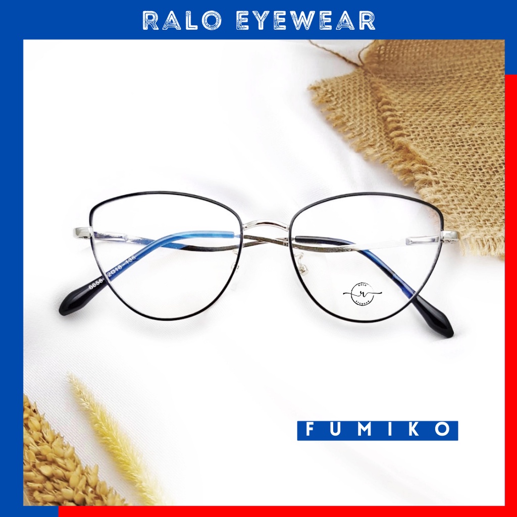 Kacamata FUMIKO frame cat eye wanita - 6658