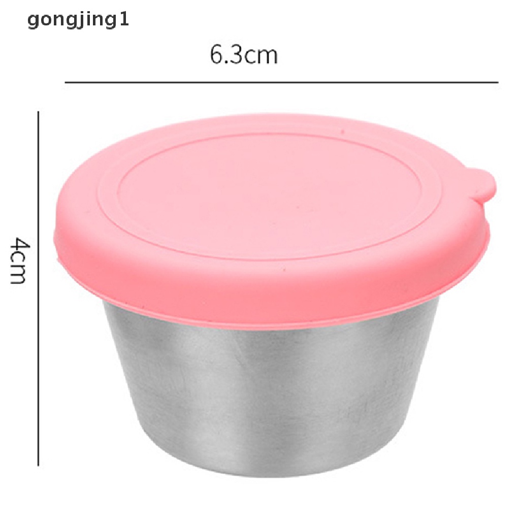 Ggg Stainless Steel Food Container Kotak Makanan Snack Buah Freezer Crisper Lunch Bento Boxes ID