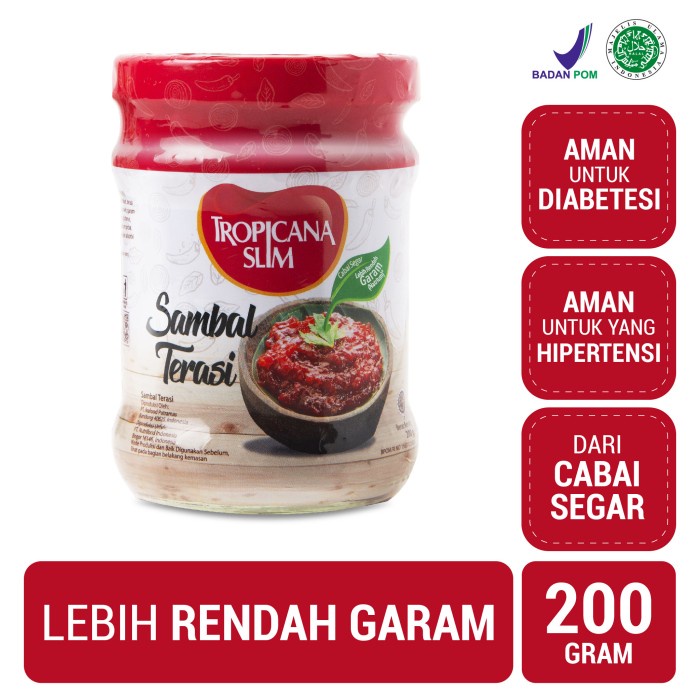 

Tropicana Slim Sambal Terasi 200gr
