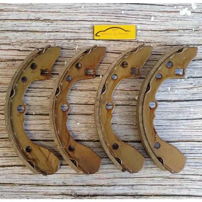 BRAKE SHOE KAMPAS REM BELAKANG FORD LASER 86-92 MAZDA 323 KGW K-356