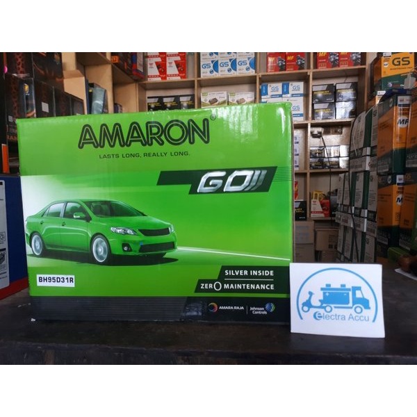 Aki Mobil Mitsubishi Colt L300 N70Z 95D31R Amaron Aki Kering