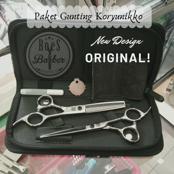 Alat Potong Gunting Rambut Set Koryu Nikko 350 Original