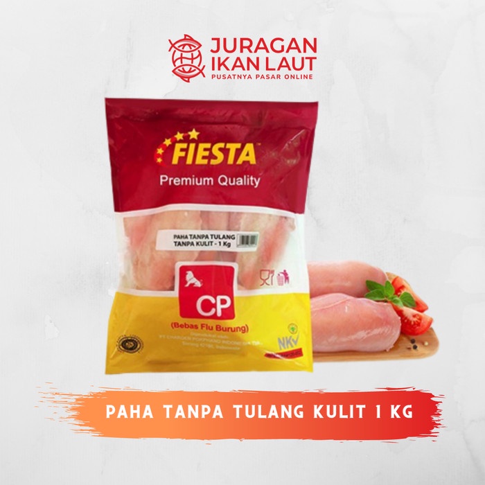

Paha Ayam Tanpa Tulang dan Kulit Fiesta - 1 Kilogram