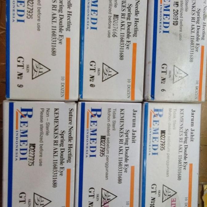 Jarum Hecting Remedi GT/Jarum Jahit Kulit (skin)