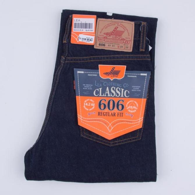 [BISA COD] LEA CLASSIC 606 0301 REGULAR FIT ORIGINAL CELANA JEANS JEANS PRIA