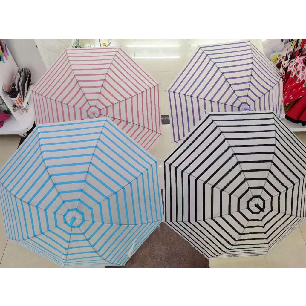 Viral - Payung Hujan Korea Import Transparan Motif Elegan Cantik Cute A01 - A05