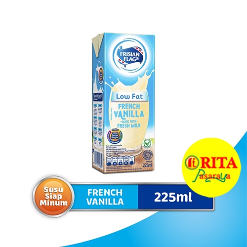 

Frisian Flag UHT Low Fat French Vanilla 225 Ml