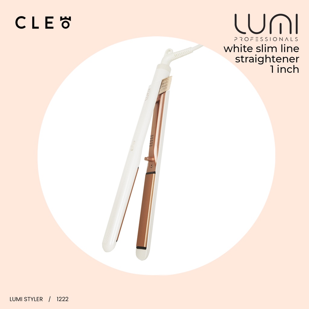 Lumi White Slim Line Straightener 1 Inch