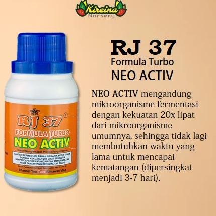 Penjualan Terlaris RJ 37 Neo Activ 100 ml - Formula Turbo Fermentasi 3 Hari