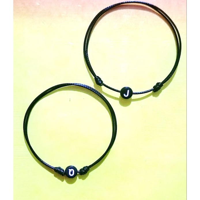 GELANG KOREA INISIAL HURUF/GELANG COUPLE