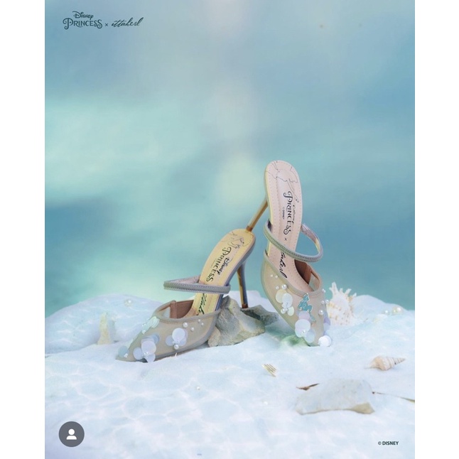 [Ready] Ittaherl x Disney Princess Ariel Under The Sea size 37 (22.5-23cm) 90 mm