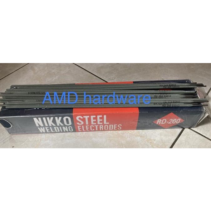 Kawat Las MMA SMAW 2,6mm Eceran 2.6 mm Bridge E6013 /E4303(kobe,niko) amd-hhhhh dijamin