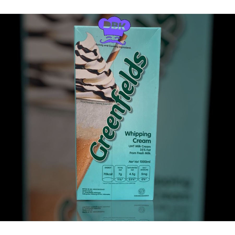

Greenfield Whip Cream 1lt bukan anchor rich millac