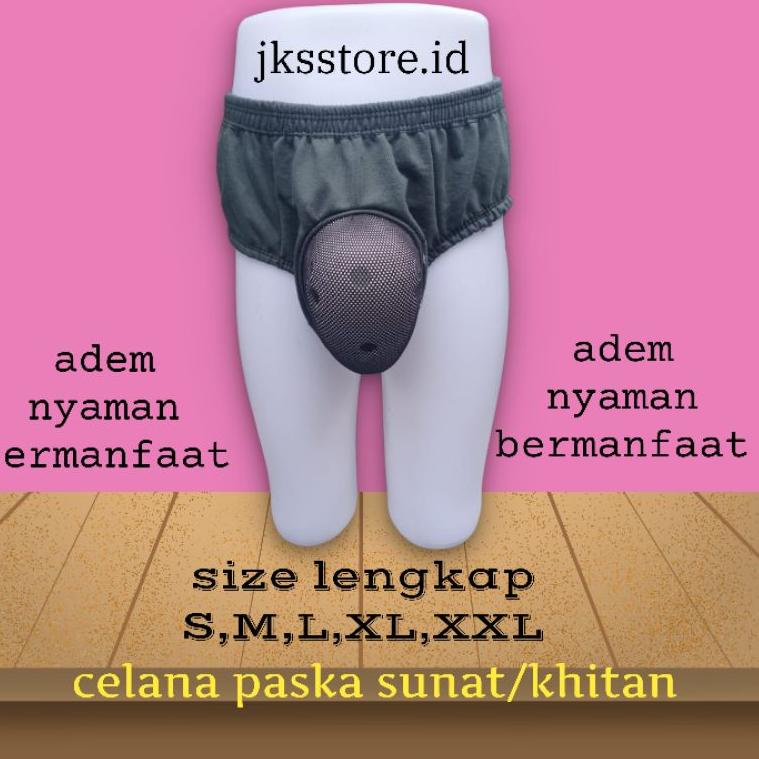 (N-N-E-✪) cd sunat anak laki2 S,M,L,XL,XXL celana khitan anak sempak sunat anak dewasa celana dalam 