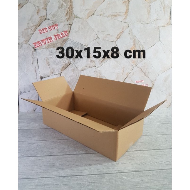 

Kardus / Box / uk 30x15x8 cm / Karton Packing Polos Baru ST