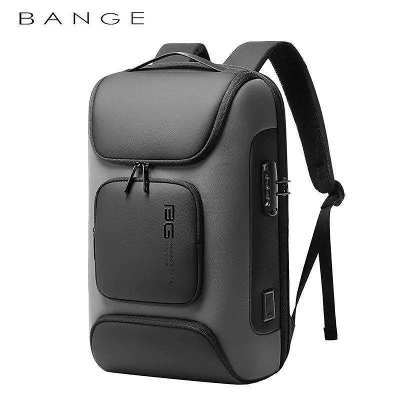 BG7216 Plus Tas Bange Pria Cowok Ransel Laptop 15.6 TSA USB BG7216+