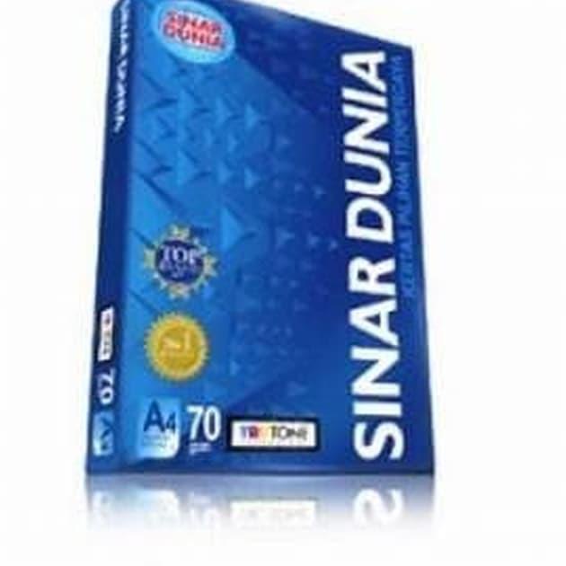 

Big Sale KERTAS HVS A4 75 SINAR DUNIA PER RIM ✓