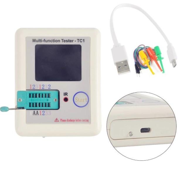TC1 LCR-TC1 TFT Screen Multifunctional Backlight Transistor LCR Tester barang promo