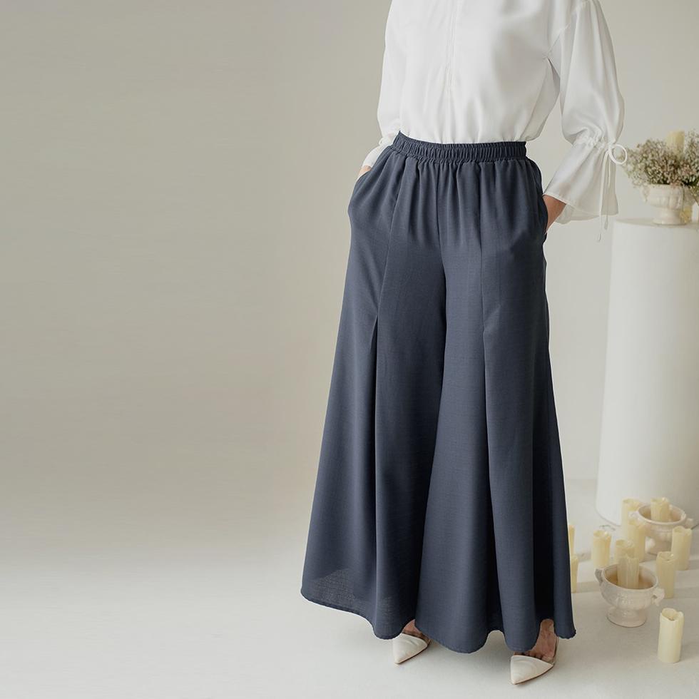 [F-56 ☛] Palazzo Pants Wanita Celana Kulot Palazzo Celana Kulot Wanita Celana Palazzo Wanita-pasti d