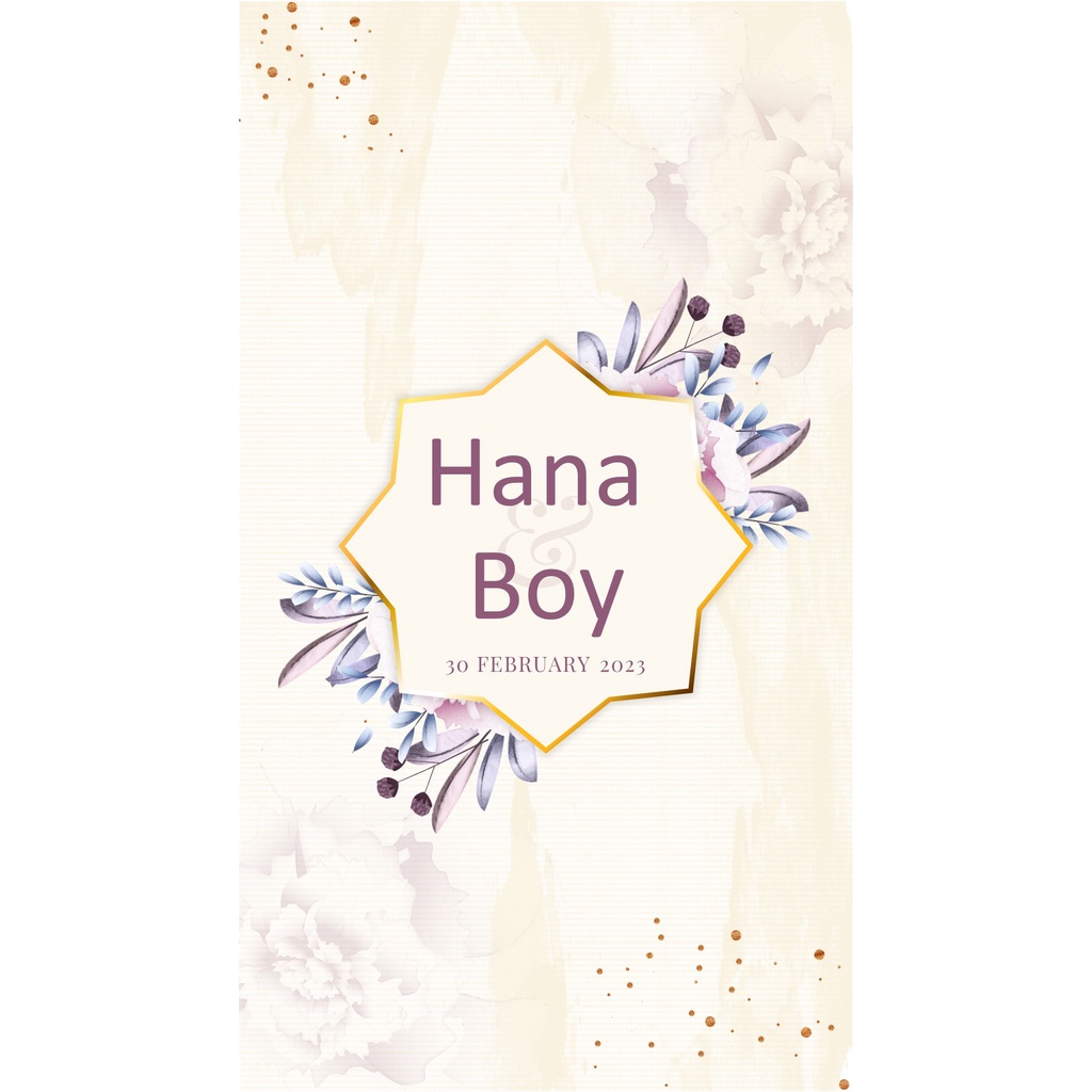 PREMIUM DESIGN Video Undangan Nikah - Undangan Nikah Digital - Floral Islami #2