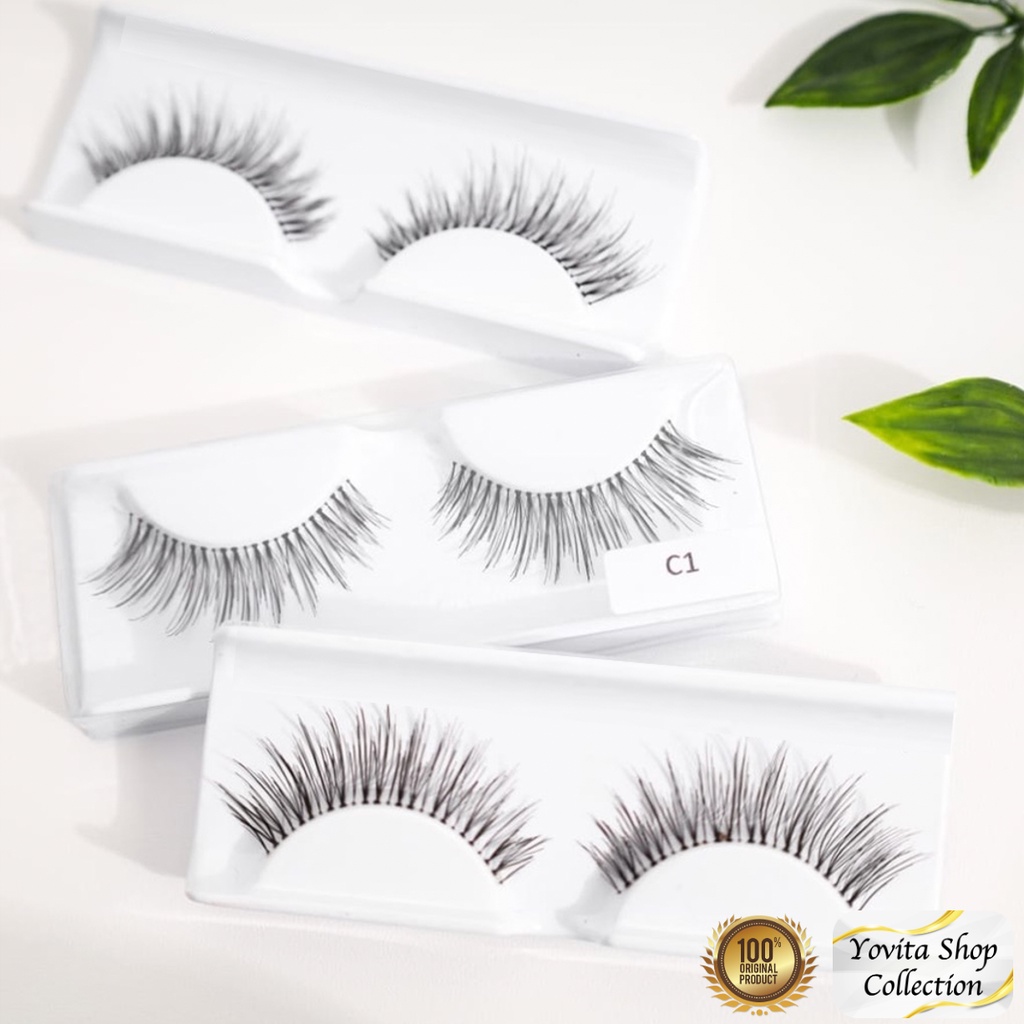 Bulu Mata Palsu Natural Fake Eyelash Handmade Premium