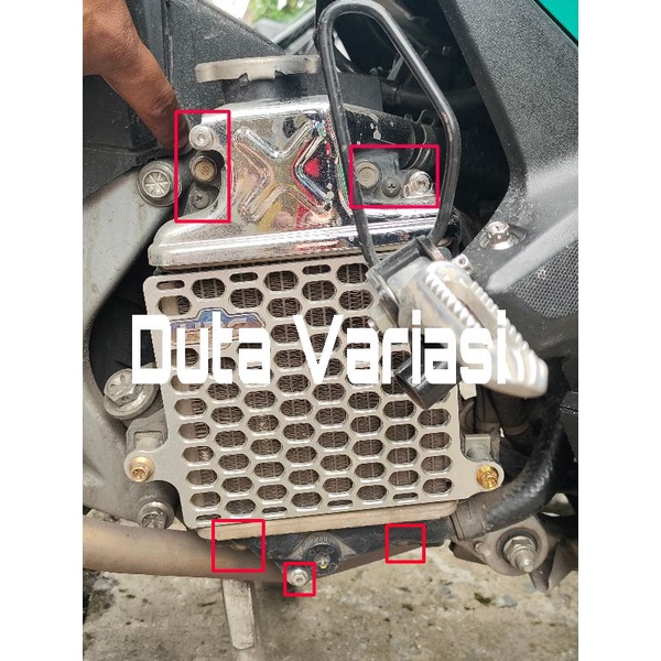 NACOM DV BAUT RADIATOR KE MESIN VARIO 125 / 150