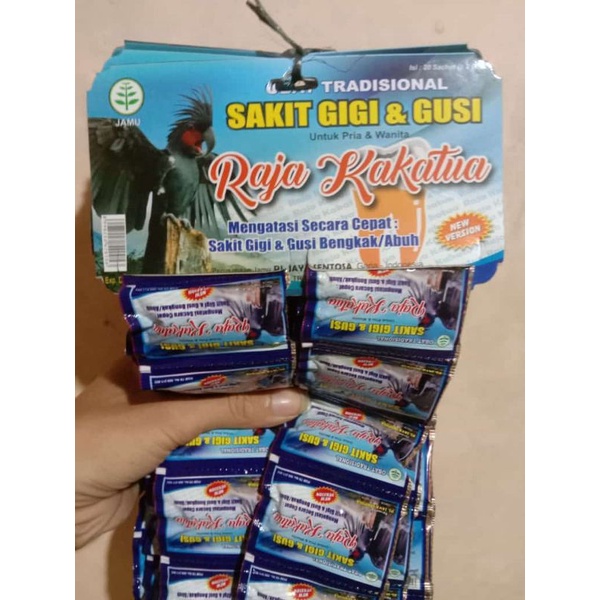 

RAJA KAKATUA obat sakit gigi&gusi