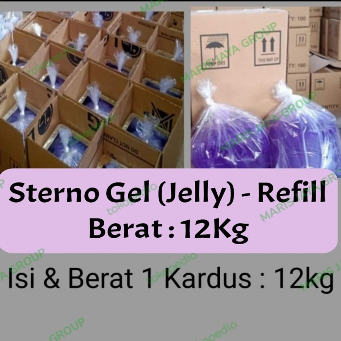 Jual STERNO GEL (JELLY) 12 KG REFILL/ISI ULANG Shopee Indonesia