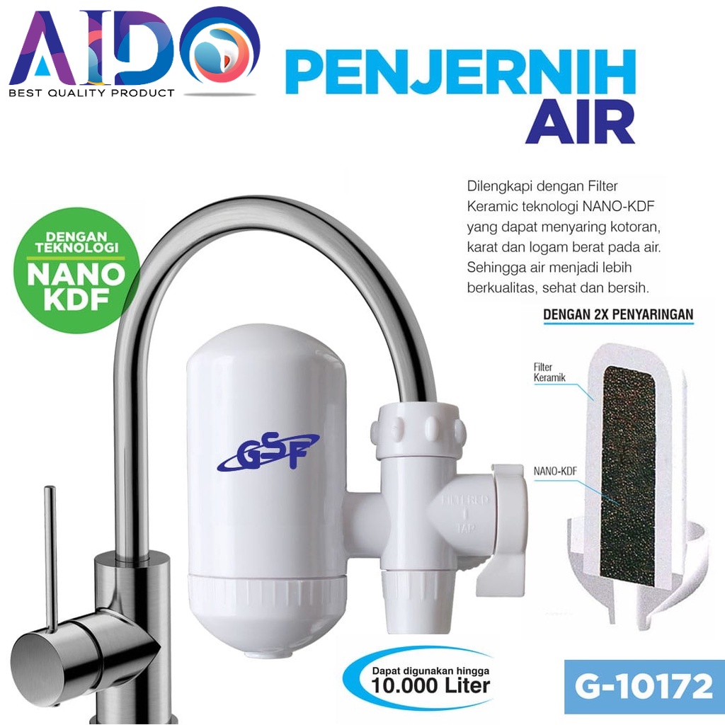 Penyaring Kran Air Filter Air Water Purifier Alat Saringan Penjernih Air water filter Original 10172