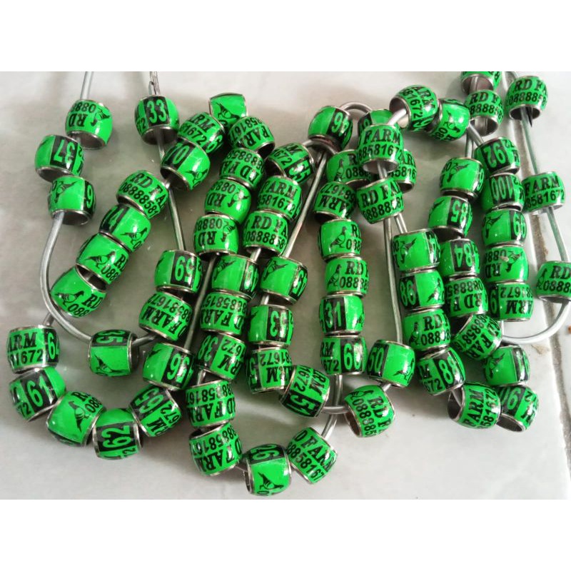 RING MERPATI BAJA DONAT STIKER. bisa custom nama dan warna harga suda 25pcs