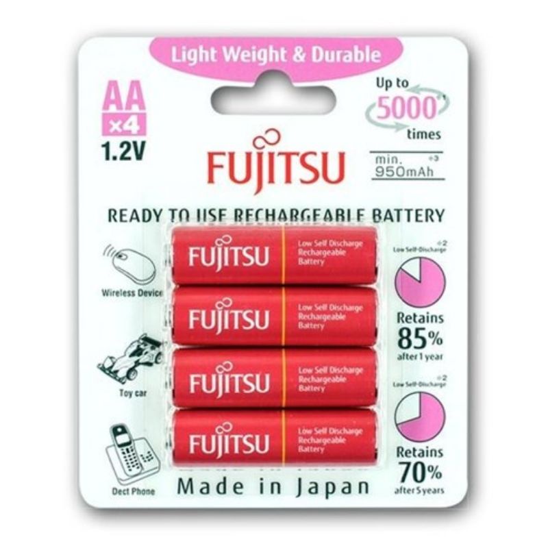 BATERAI FUJITSU ORIGINAL RECHARGEABLE 950MAH BP4