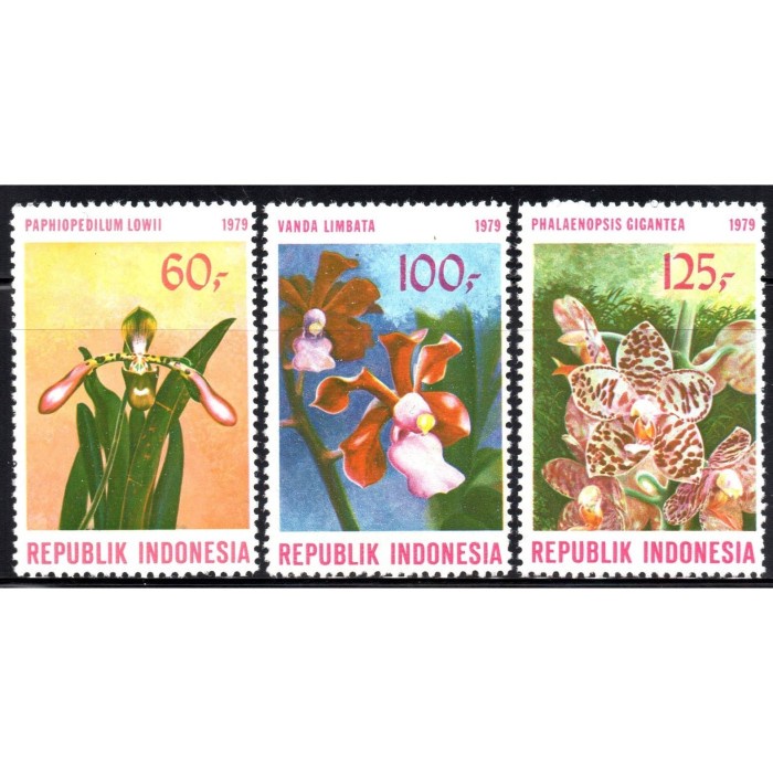 

✨NEW✨ - Prangko/Perangko INDONESIA 1979 I-223 ANGGREK / ORCHIDS - MINT