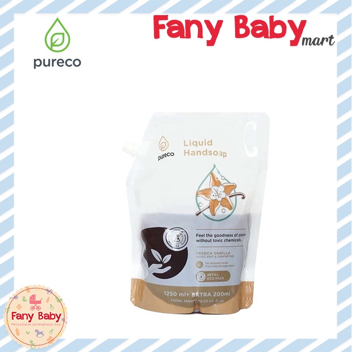 PURECO LIQUID HANDSOAP POUCH 1450ML