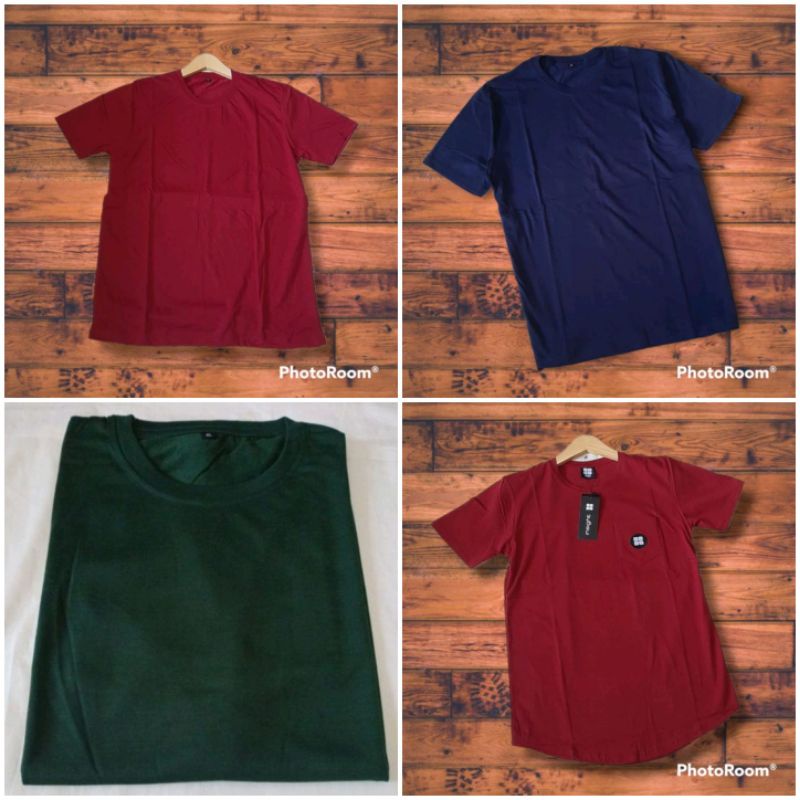 Cuci Gudang Obral Promo (Part 23 ) ( M & XL ) Baju Kaos Pria Laki Laki Dewasa Lengan Pendek