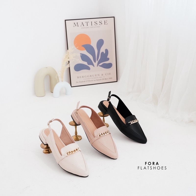 DML FORRA MULES / SENDAL SEPATU MULES MURAH PREMIUM NYAMAN / DAMELIA