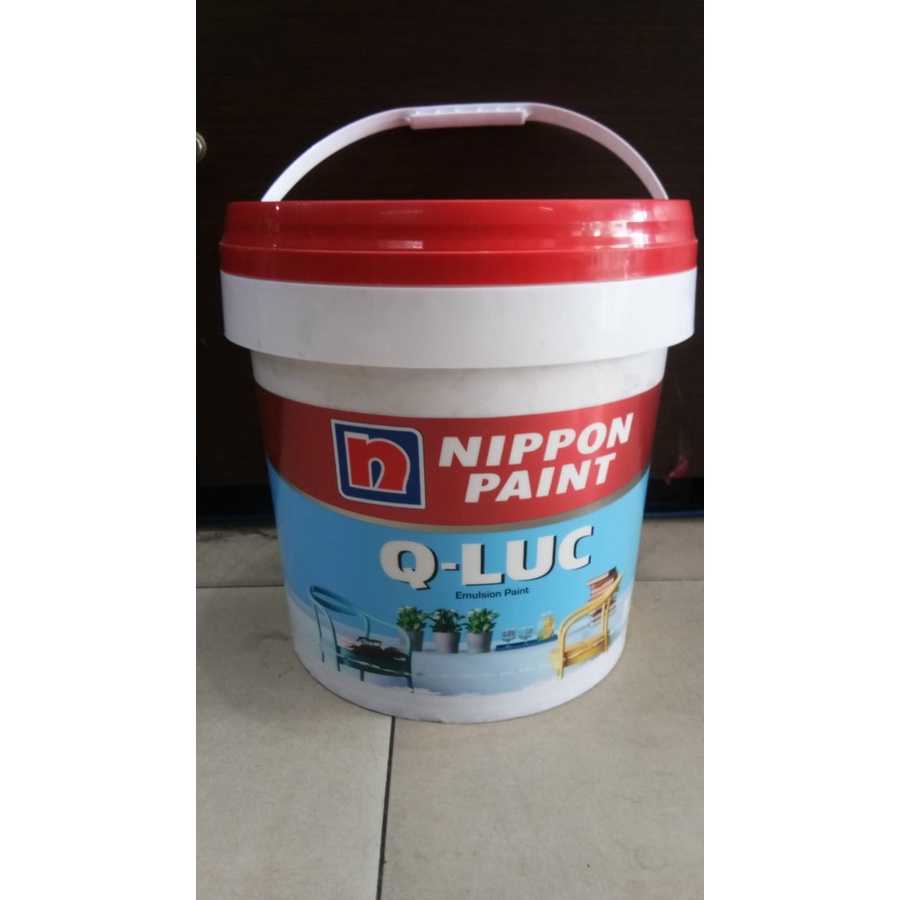 CAT TEMBOK NIPPON PAINT QLUC EMULTION PAIN WARNA PUTIH 1505 20KG