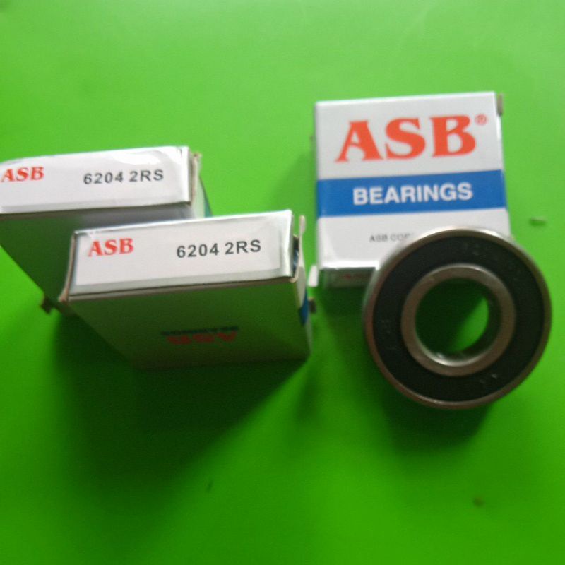 BEARING 6204 2RS UNTUK GARDAN BELAKANG VIAR SPAREPART MOTOR RODA 3 DLL