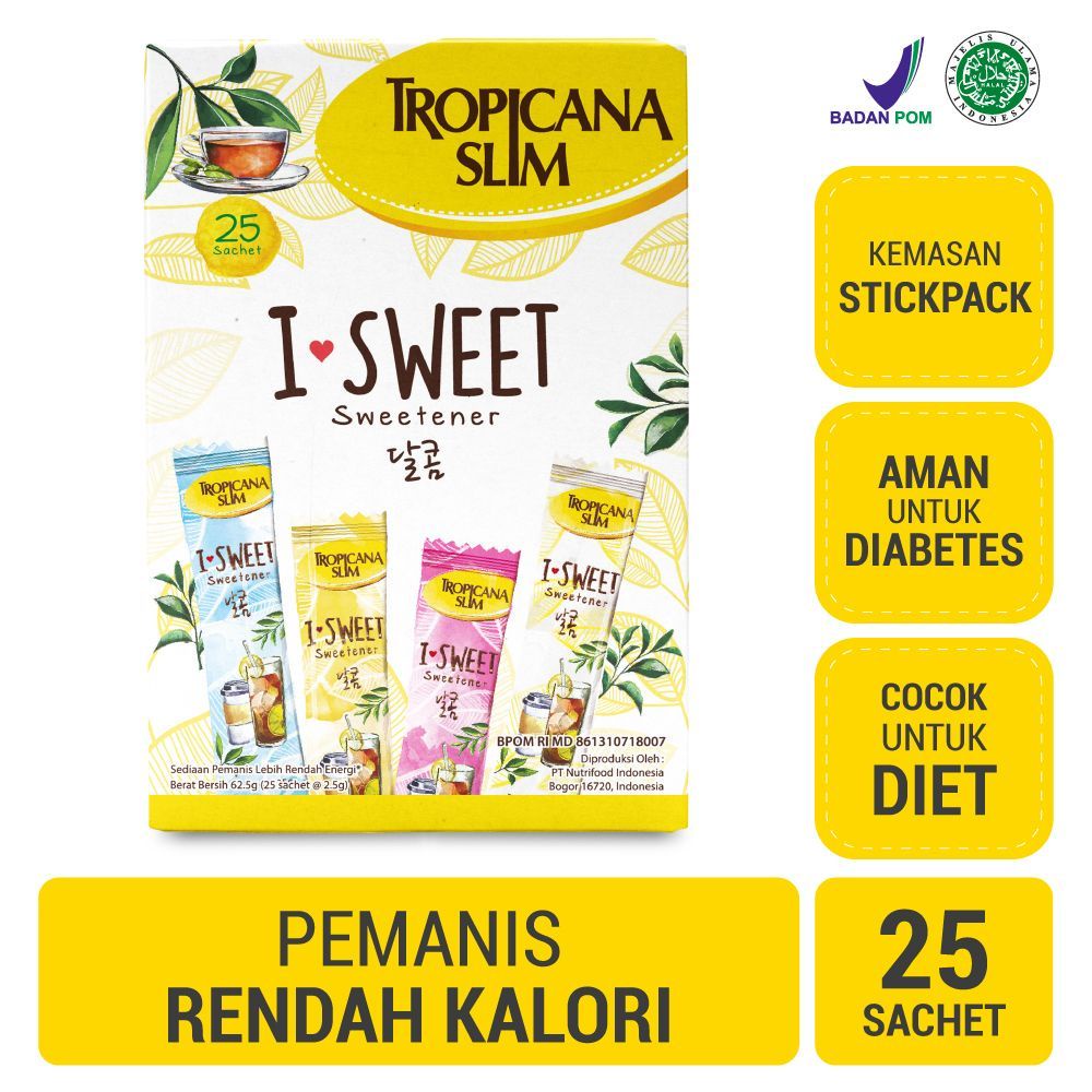 

TROPICANA SLIM I-SWEET SWEETENER 25'S