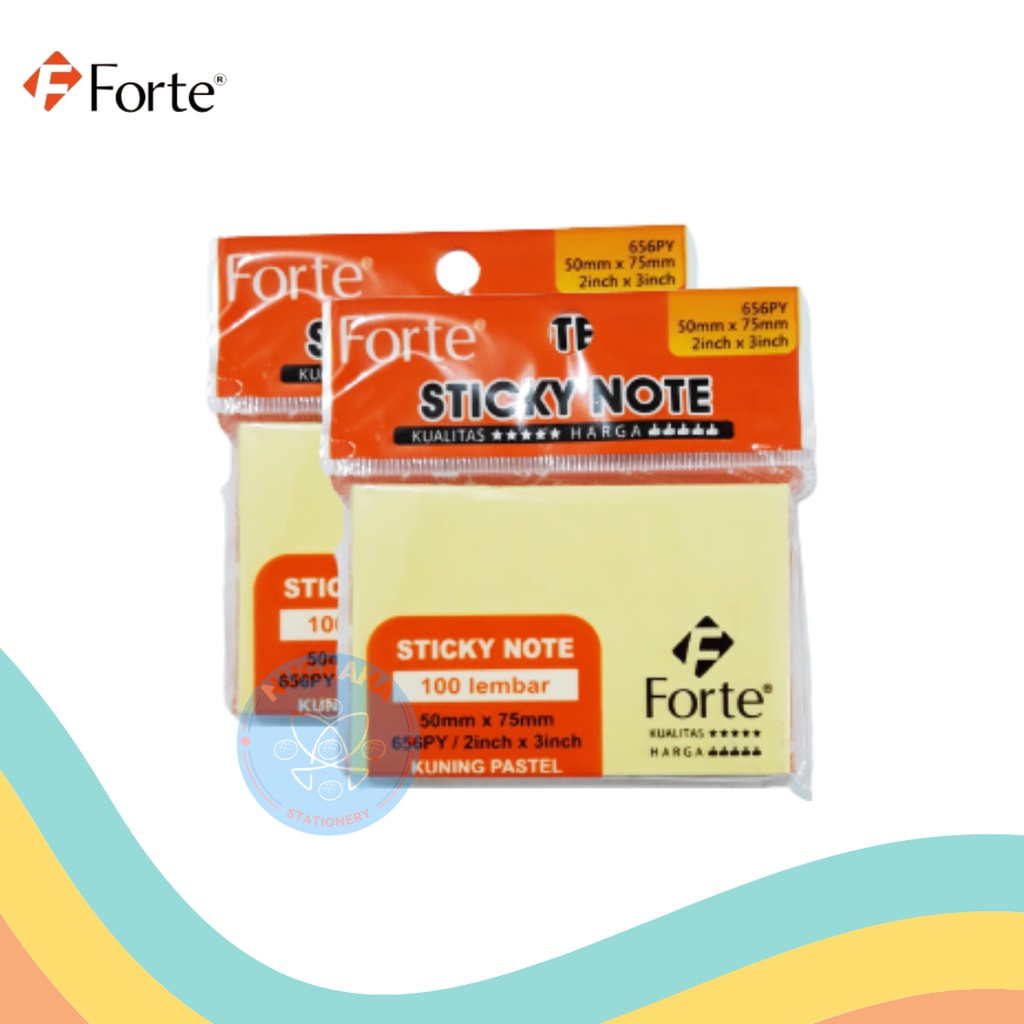 

STICK NOTE FORTE 656PY 50 x 75 YELLOW (1 PCS)