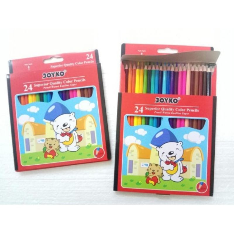 

Pensil Warna 24W Panjang CP 24PB Joyko