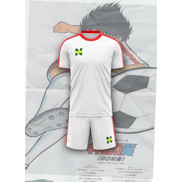 Setelan jersey bola futsal Captain Tsubasa nankatsu SMP (DEWASA)