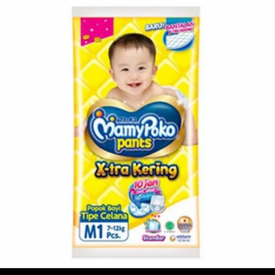 pampers mamypoko sachet renceng - m, renceng