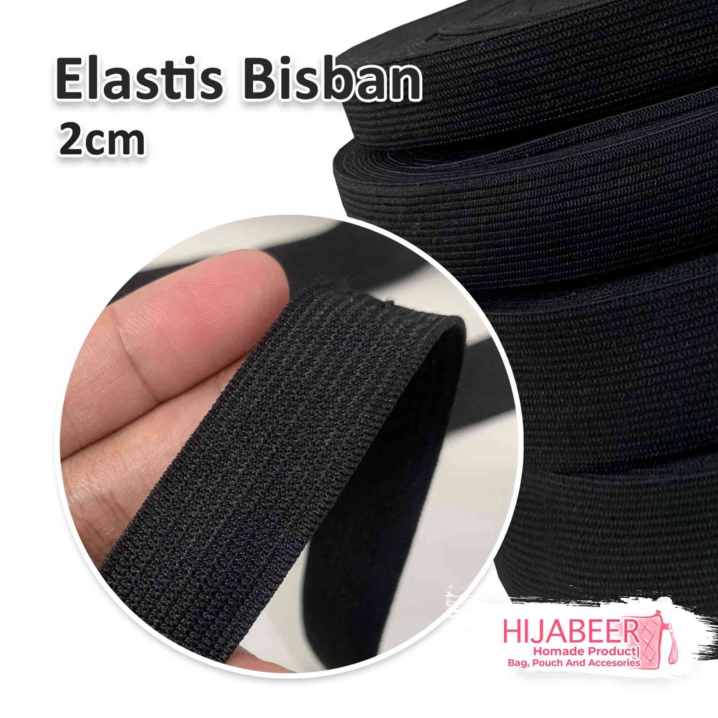 Tali Karet Elastis Ukuran Besar dan Kecil uk 2cm - 4cm