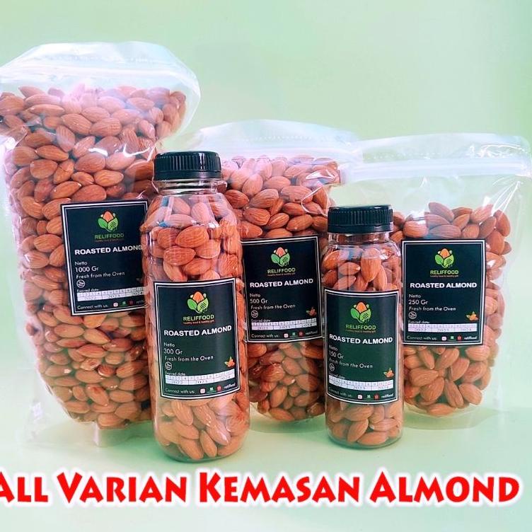 

㊢ ROASTED ALMOND - KACANG ALMOND PANGGANG KUPAS 1kg ヺ