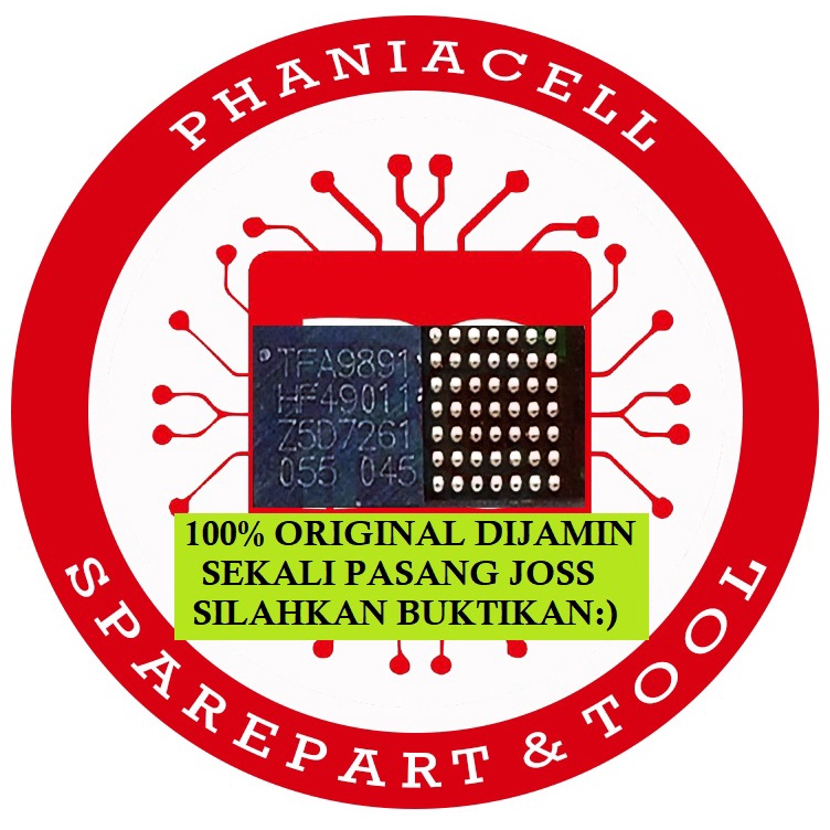 IC AUDIO TFA9891 XIAOMI MI5S VIVO Z1 PRO TFA 9891 ORIGINAL TESTED