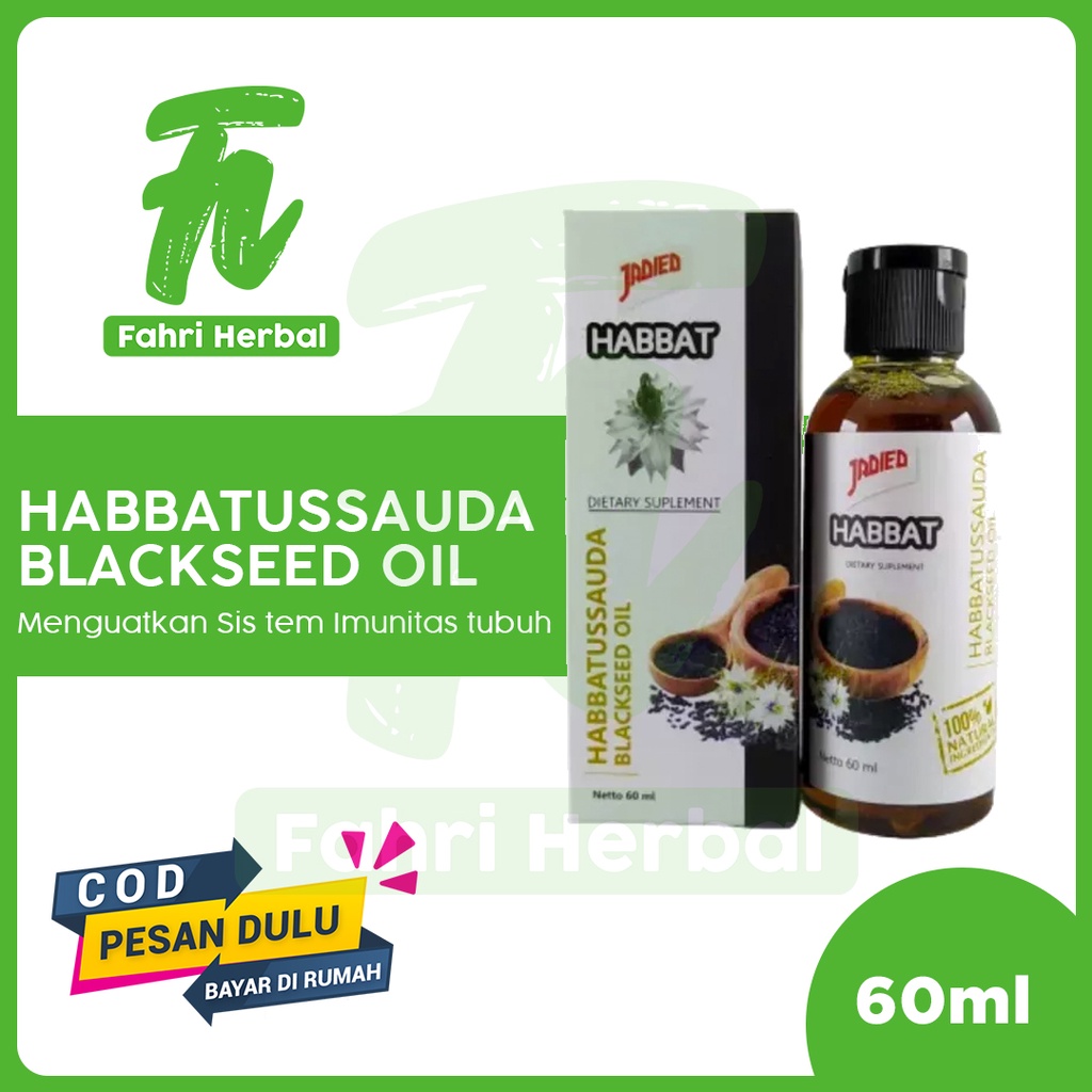 Habbat Jadied Minyak Habbatussauda jadied 60ml Jintan hitam murni