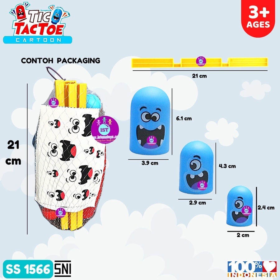 BISA COD - TIC TAC TOE Mainan Anak Board Game Gobblet Gobblers SS1566 /family game /kado mainan /mainan anak