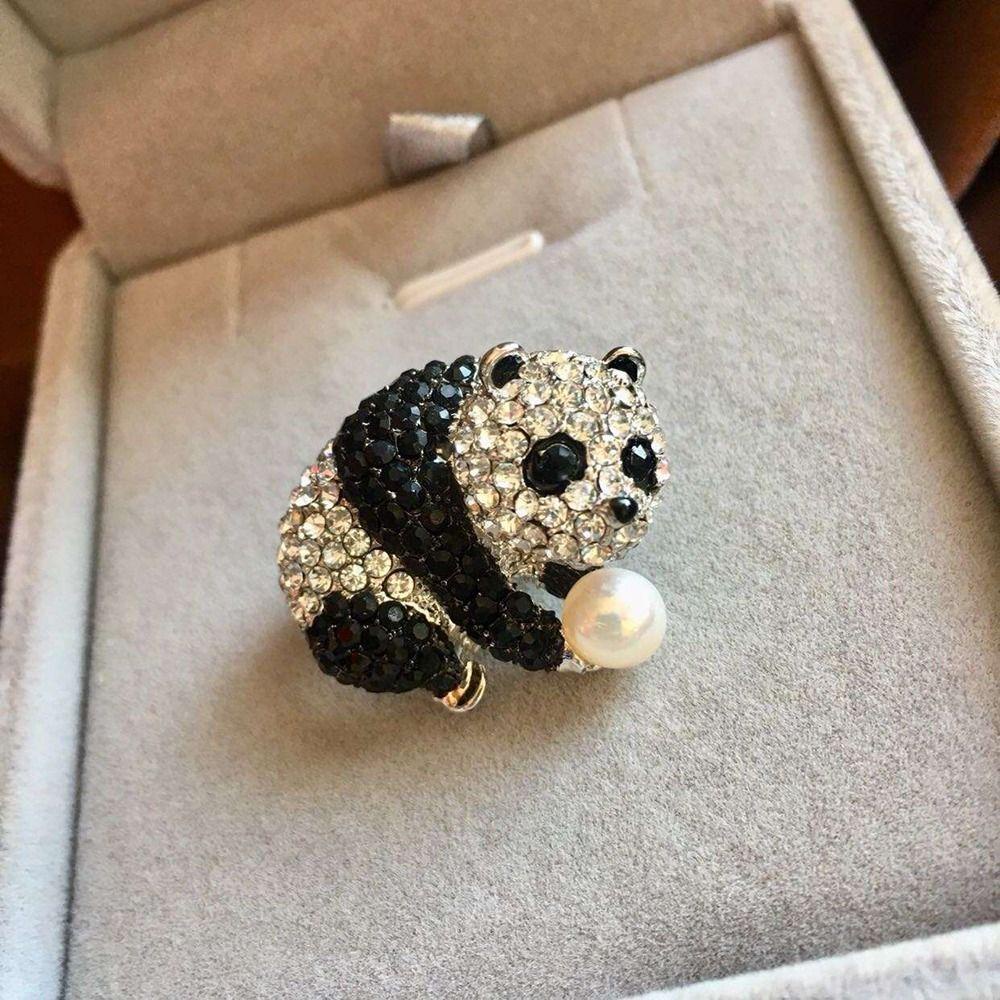 Agustina Wanita Bros Trendi Halus Shiny Niche Design Suit Aksesori Gadis Hadiah Berlian Imitasi Alloy Aksesori Pakaian