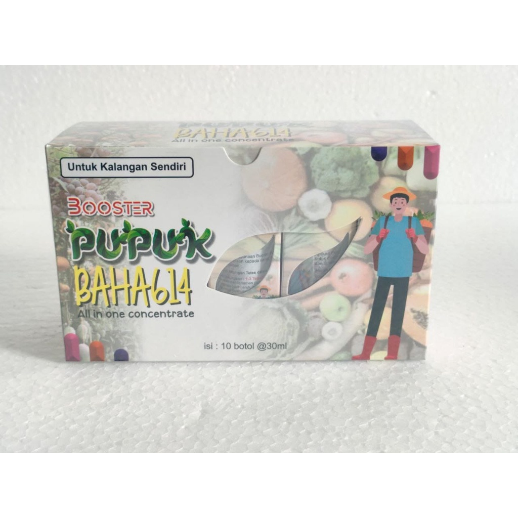 Pupuk Booster AJAIB (AJA18) | beli 10 botol  FREE  1 botol Biocypress (40 Butir) / 2 Kotak Biocypres